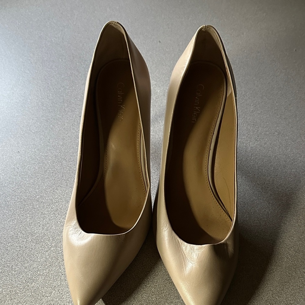 Calvin Klein Women's Beige Heels